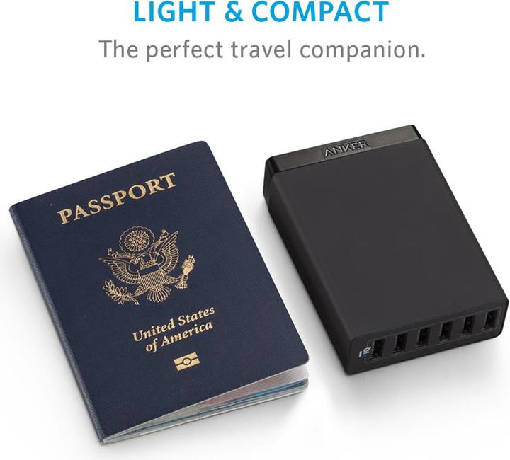 Produktbild Anker 6-Port 60W (60 W, 6 Ports)