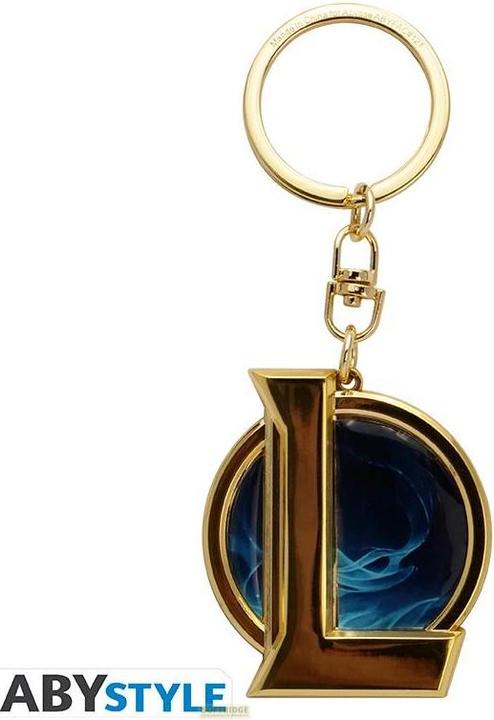 Actual product image ABYstyle LEAGUE OF LEGENDS - Keychain Logo X4