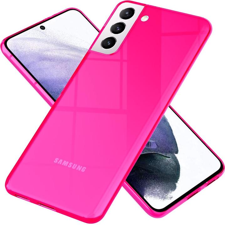 Actual product image Nalia Clear Neon Cell Phone Case (Samsung Galaxy S21+)