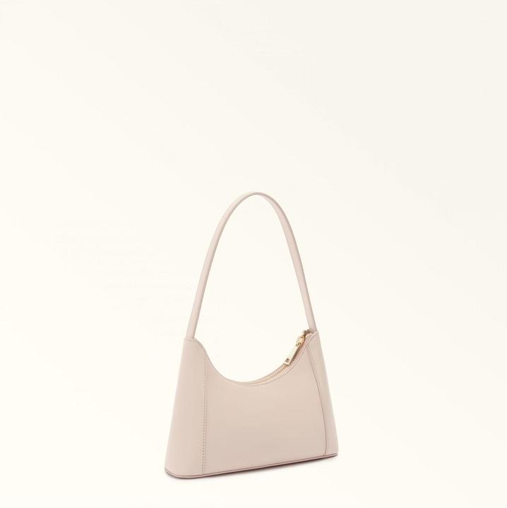 Actual product image Furla diamante mini leather bag color azalea