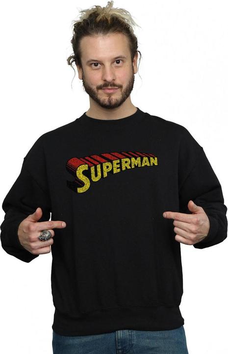 Image du produit - Sweat SUPERMAN TELESCOPIC CRACKLE LOGO - Homme (L)