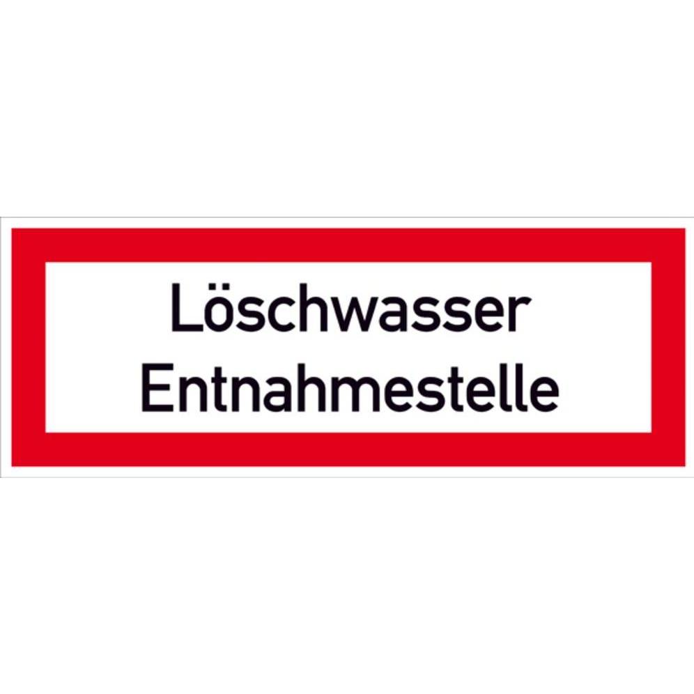 Wolk, Segnaletica Di Sicurezza, 21.2580 Hinweisschild LöSchwasser Entnahmestelle Folie Selbstklebend