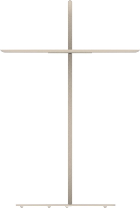 Actual product image Casa.Pro Outdoor-Metalltisch Calimera 56,5 x Ø 38 cm Champagne