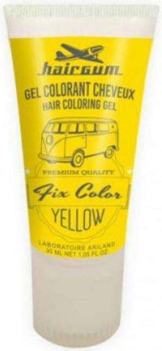 Image du produit Hairgum FIX COLOR gel colorant #yellow 30 ml (Jaune)
