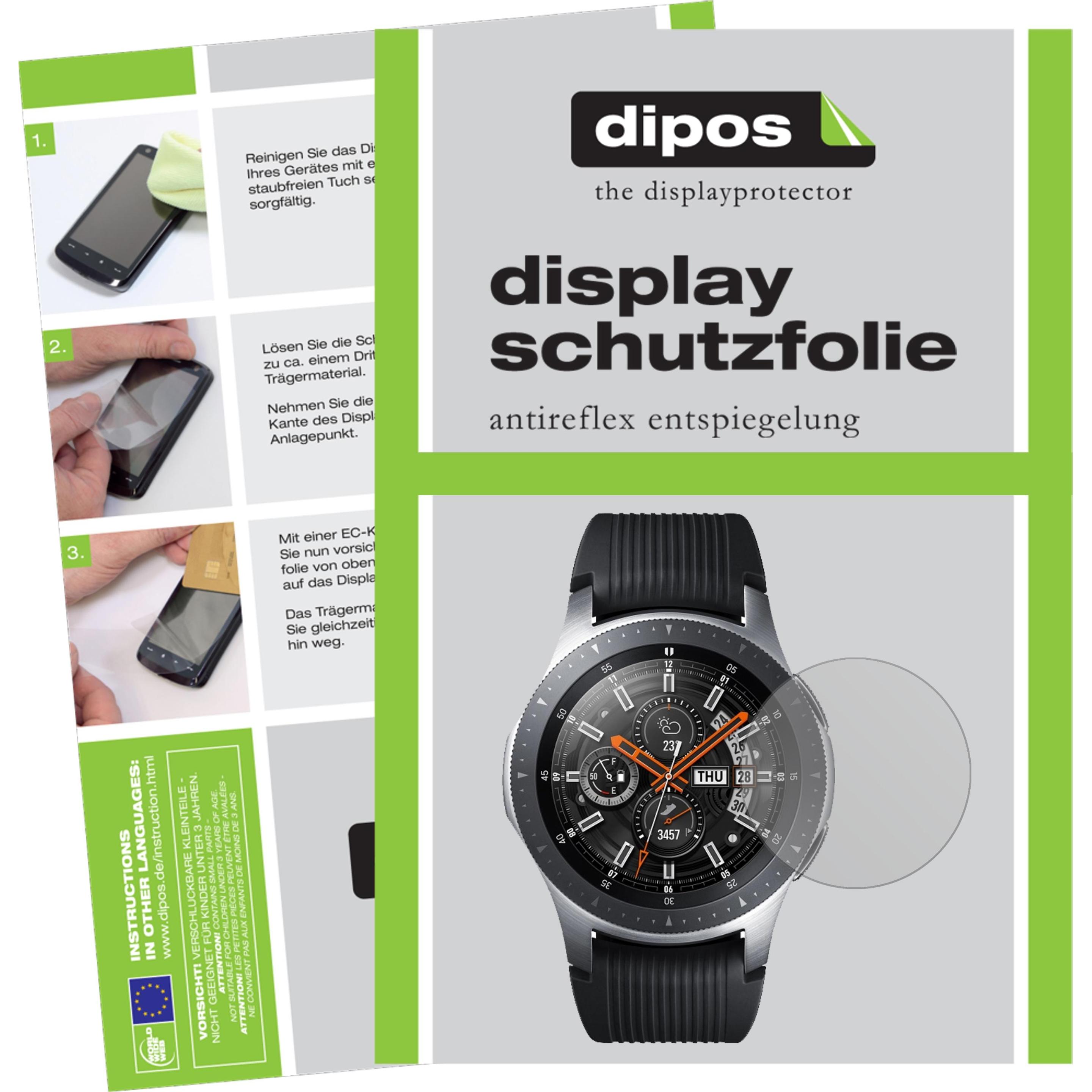 Dipos Displayschutzfolie Antireflex, Smartwatch Schutzfolie, Transparent