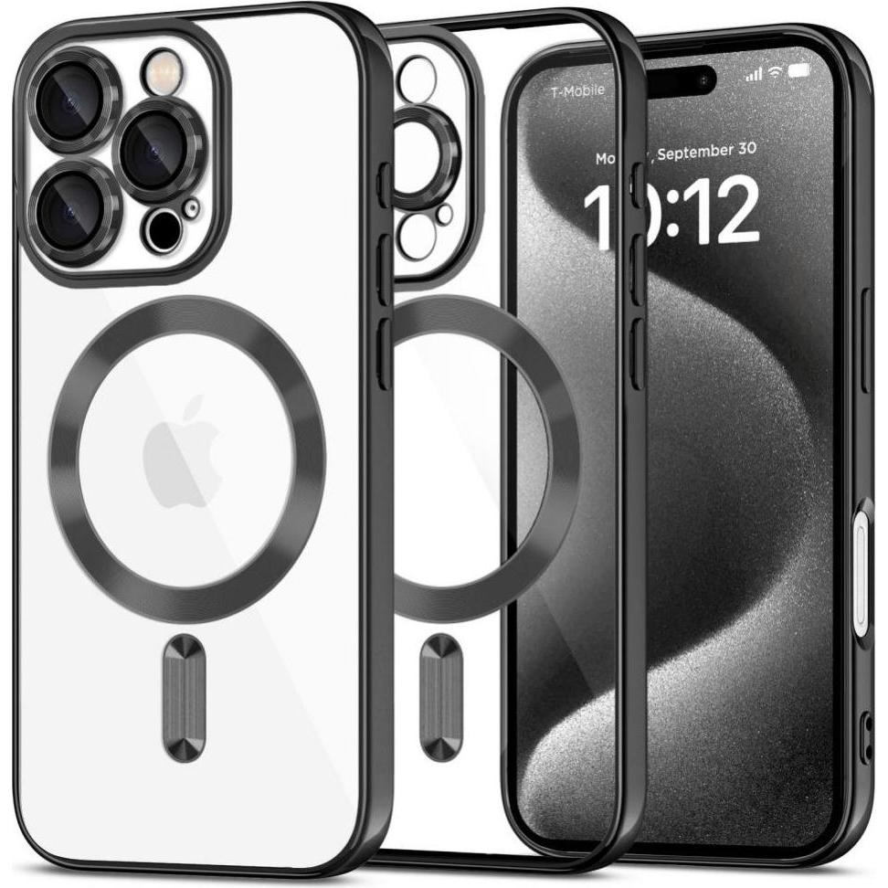 Tech-Protect MagFlex MagSafe Case for iPhone 16 Pro Max - Black (Apple iPhone 16 Pro Max), Smartphone Hülle, Schwarz