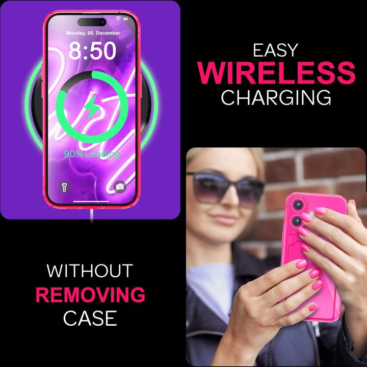 Image du produit Nalia Transparent Transparent Silicone Porte-cartes (Apple iPhone 16 Plus)