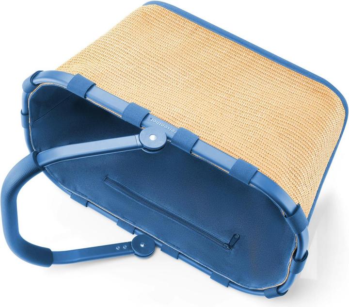 Produktbild reisenthel Einkaufskorb Carrybag Frame Raffia Blue