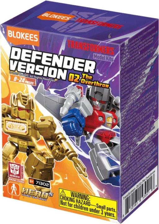 Actual product image Blokees Figures - Transformers - Defender Version 02 - The Overthrow - Display da 12 pz.