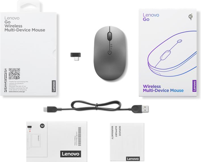 Produktbild Lenovo Go Wireless Multi-Device Mouse (Kabellos)