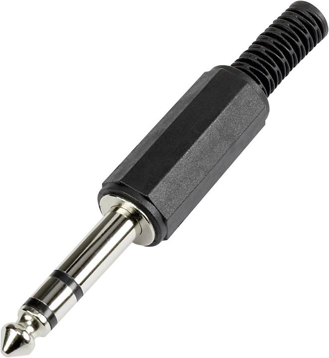 Immagine prodotto Tru Components 595201 Connettore a spina jack da 6,35 mm, diritto Numero di poli (nu