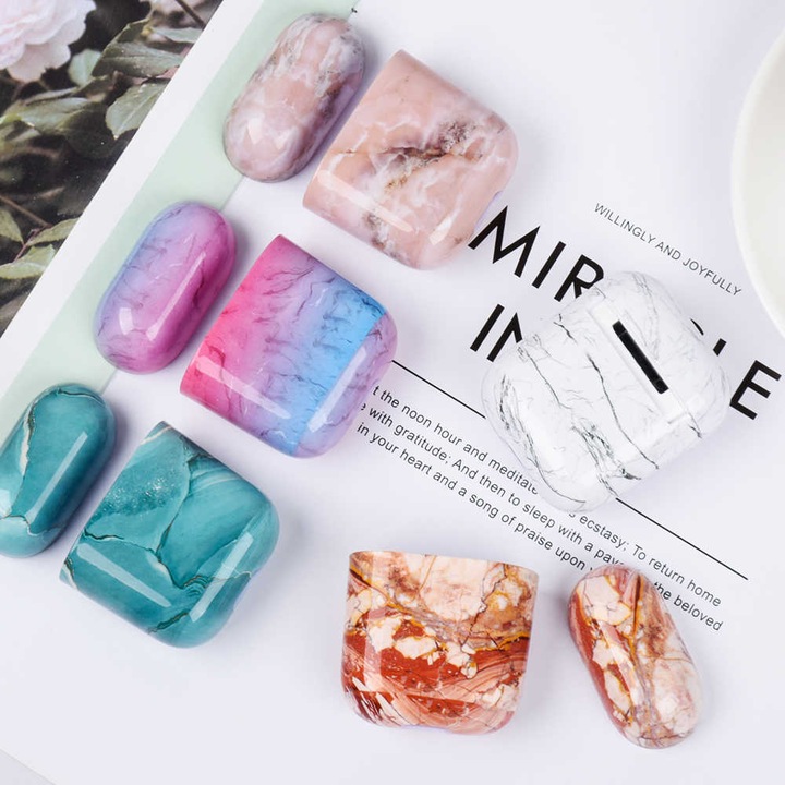 Produktbild PhoneLook Hülle Marble Türkis (Kopfhörer Hülle)
