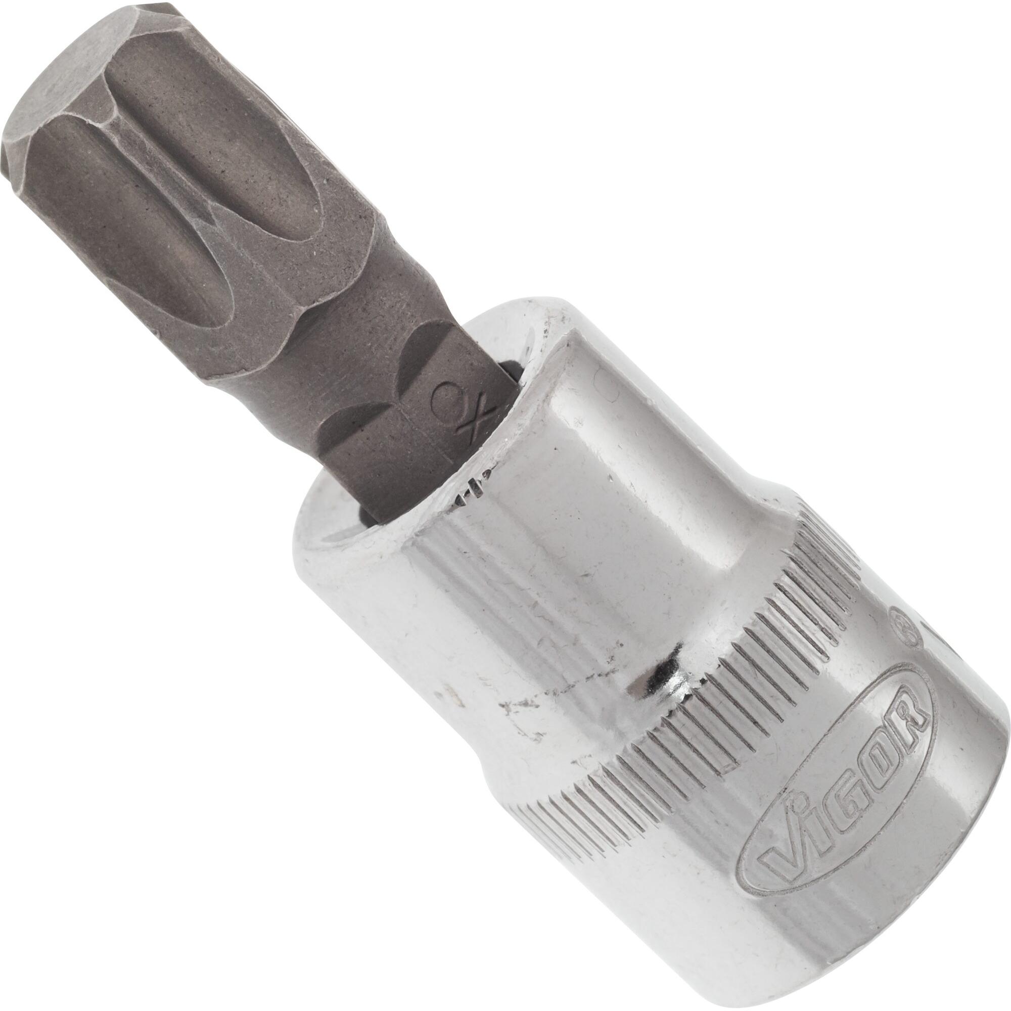 Vigor, Steckschlüssel + Stecknuss, SCHRAUBENDREHER-EINSATZ (BIT) 3/8" T 55