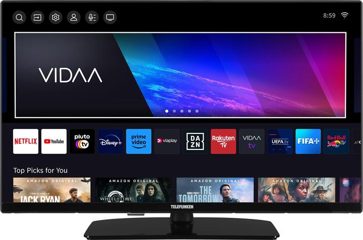 Actual product image Telefunken Fernseher 32 Zoll Smart TV VIDAA XF32VP750M Full HD Fernseher HDR TV mit Triple-Tuner (32", LED, Full HD, 2025)