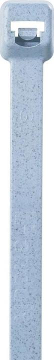Produktbild Panduit Detektierbarer Kabelbinder Hellblau 2,5x100mm Bündel Ø max. 22mm Zugfestigkeit 80N Packung m (Metallkabelbinder, 100 mm, 100 Stk.)