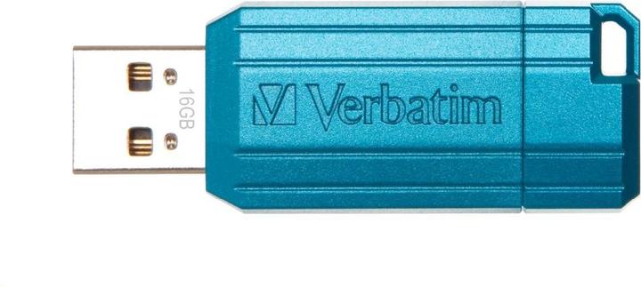 Produktbild Verbatim PINSTRIPE 16GB USB 2.0 BLUE (16 GB, USB-A)