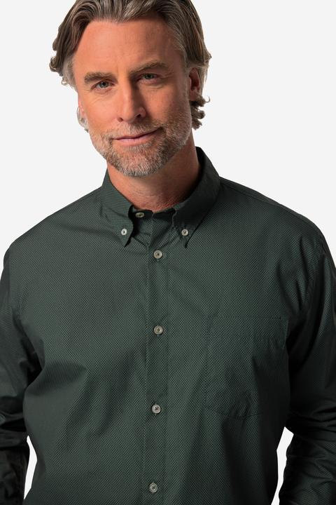 Immagine prodotto Boston Park Hemd, Langarm, Minimal-Muster, Buttondown-Kragen, Comfort Fit (XL)