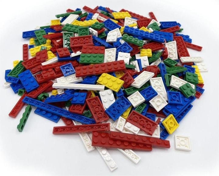 Produktbild Kazi CLASSIC-BRICKS - Classic Bricks-Box mit 400 Plates in Rot - Blau - Grün - Weiss - Gelb