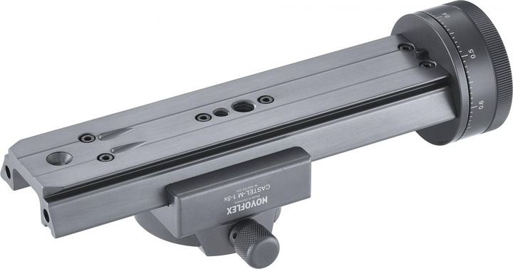Actual product image Novoflex Castel M adjustment slide with focus wheel (Sleds)