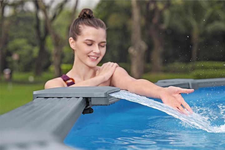 Image du produit Bestway Hydrium Kit piscine hors sol en acier 7,32 x 1,32 m (732 x 132 cm)