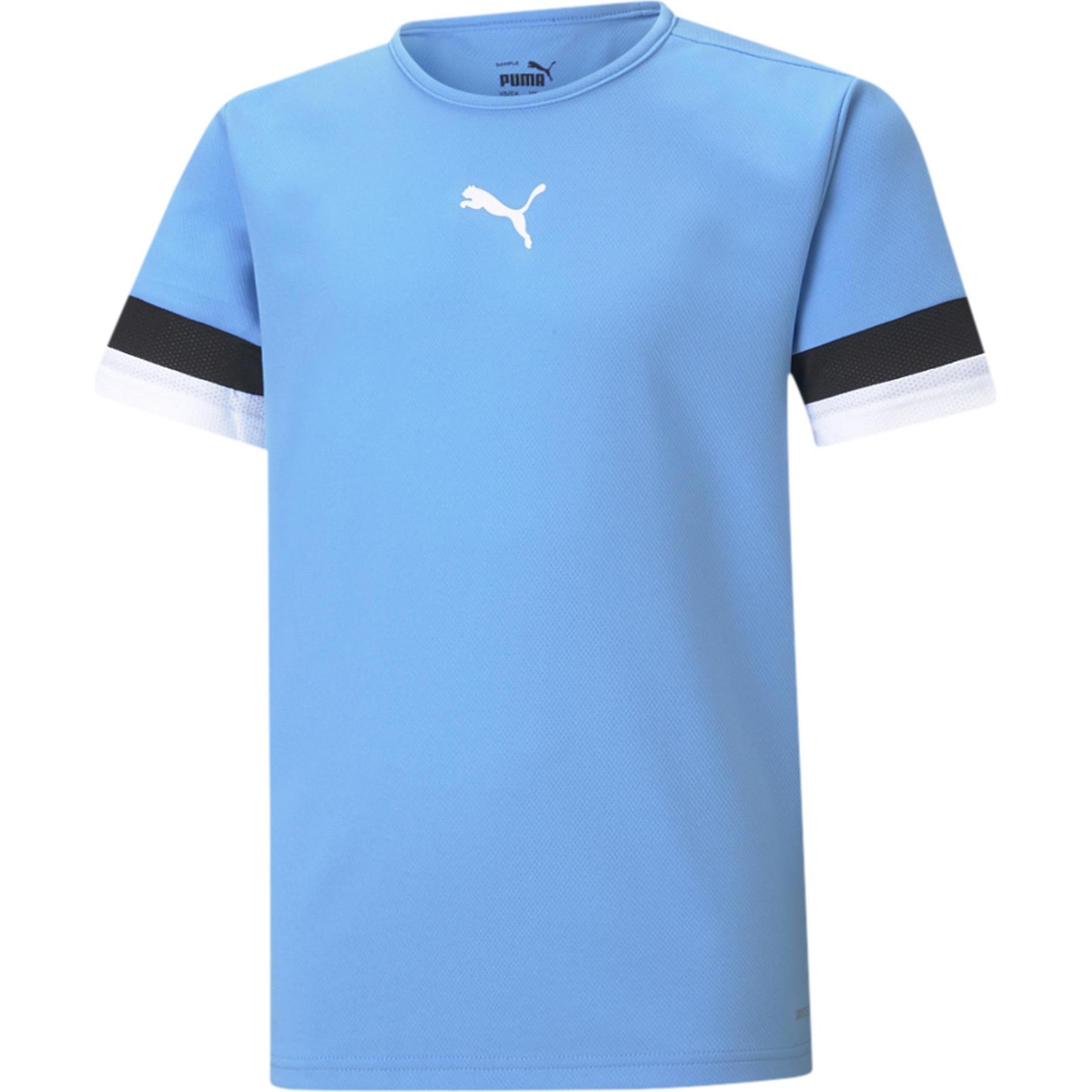 Puma, Jungen, Sportshirt, teamRISE Jersey Jr-704938 (164), Blau, 164