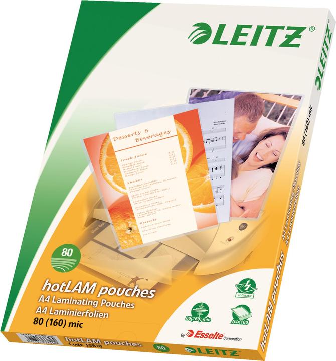 Immagine prodotto Leitz Fogli di laminazione a caldo A3 (A3, 100 pz., 80 µm)
