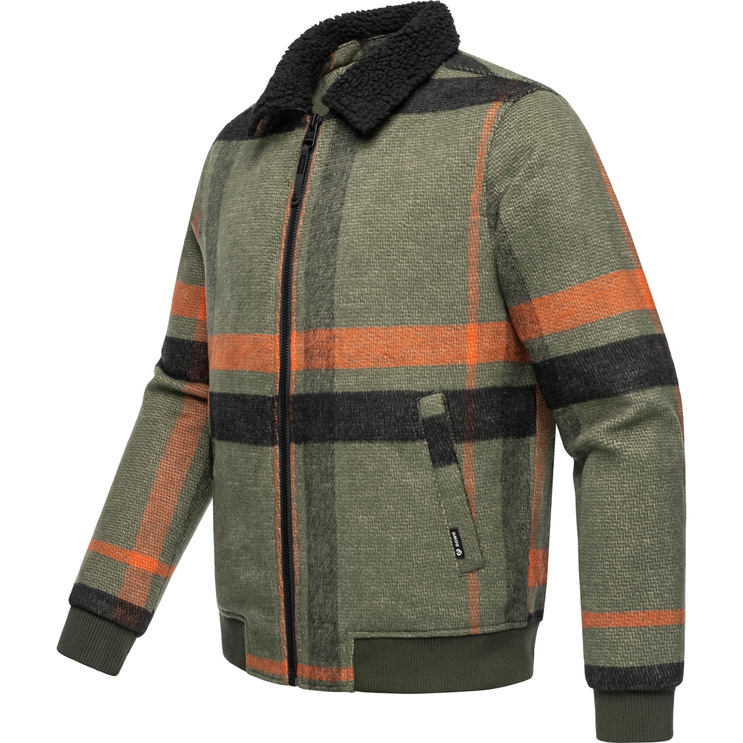 Ragwear, Herren, Jacke, Sivval Check (M), Grün, M