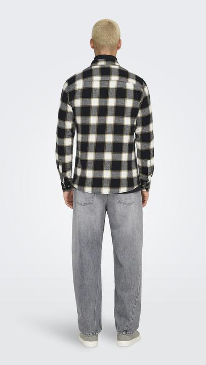 Actual product image Only & Sons Onsral Ls Slim Check Shirt (L)