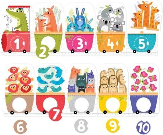 Produktbild Czuczu Puzzle mit Schlüssellochzug zum Zählen (30 Teile)