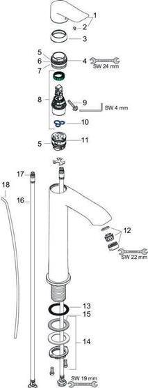 Produktbild hansgrohe Metris Chrom