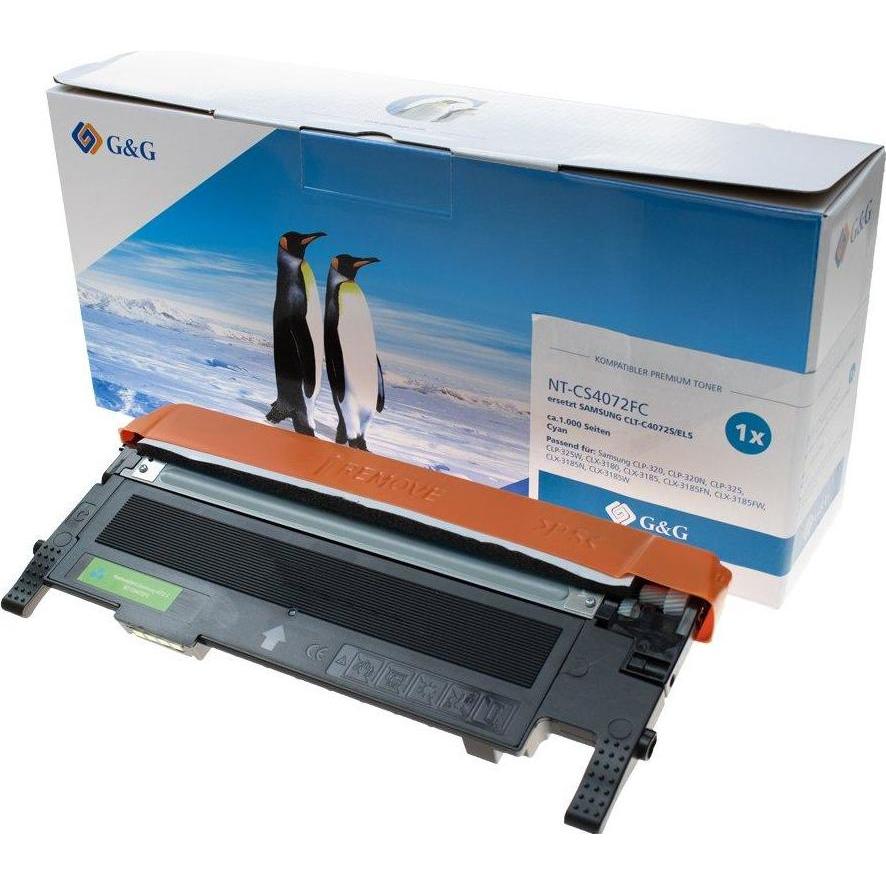 Huismerk, Toner, compatibele toner NT-CS4072QFC(CLP320) // Samsung CLT-C4072S (C)