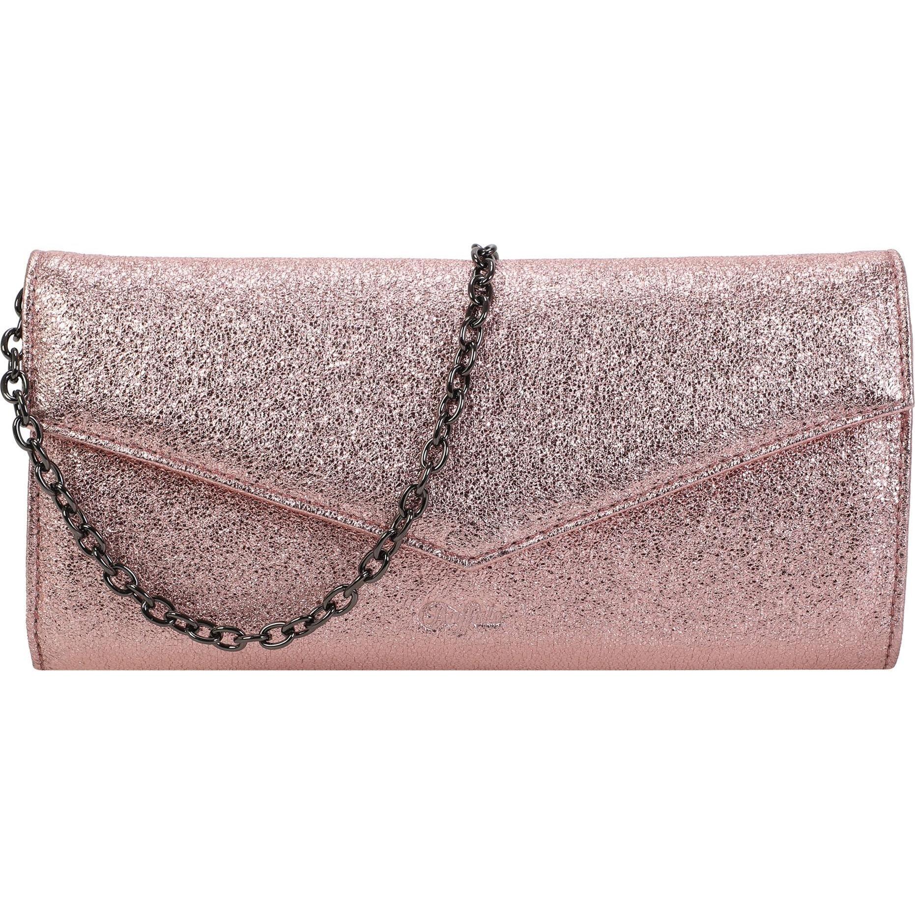 Buffalo, Handtasche, Secco Clutch Tasche 25 cm, Rosa