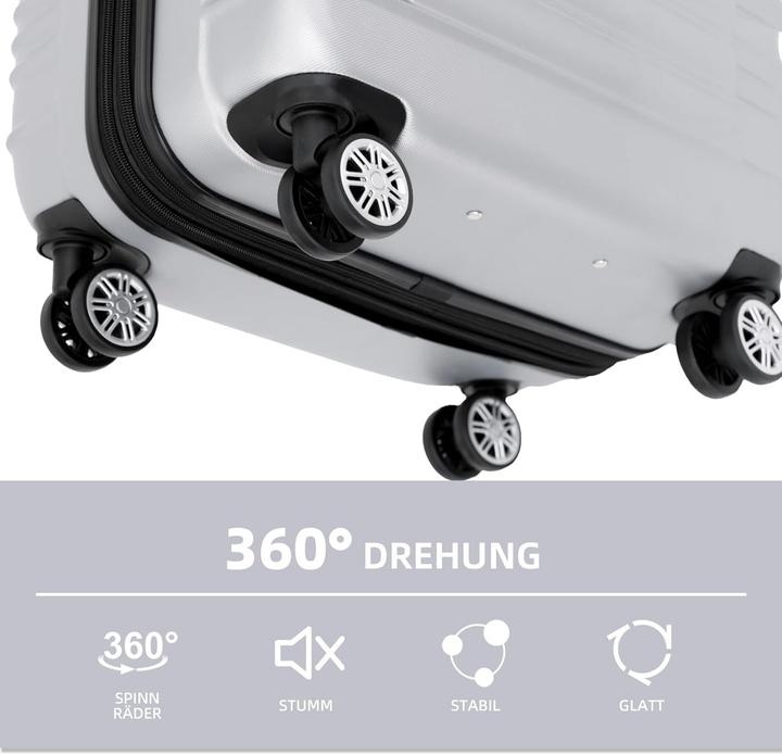 Produktbild Beibye 2088 Zwillingsrollen Hartschalenkoffer, erweiterbar (75 l)