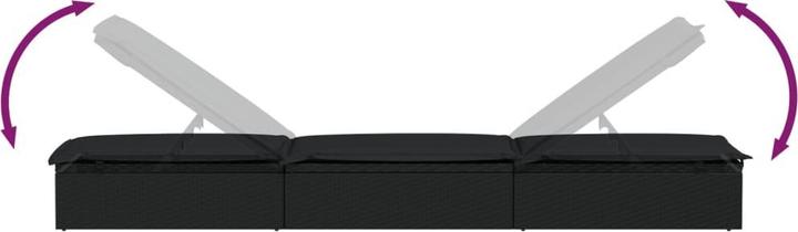 Actual product image vidaXL Sonnenliege (201 cm)