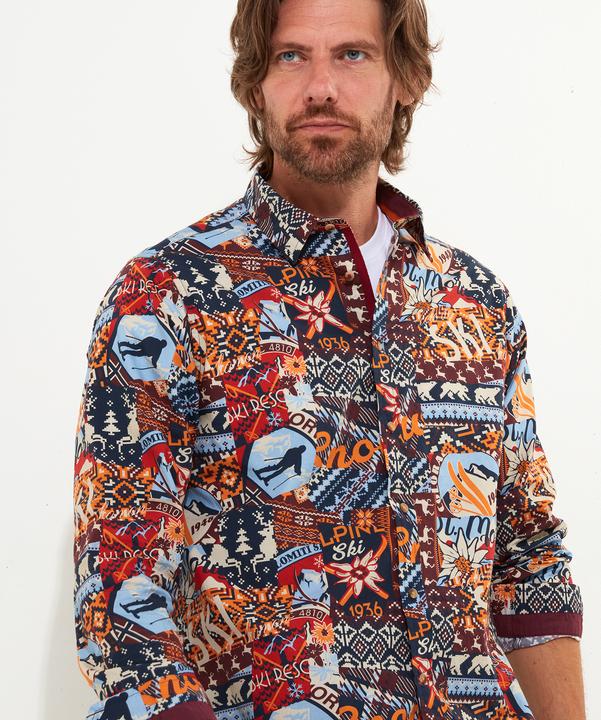 Produktbild Joe Browns Winter Ski Patchwork Printed Long Sleeve Shirt (S)