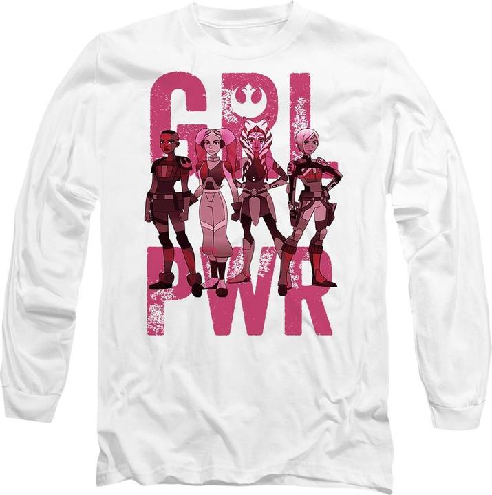 Actual product image Ahsoka Unisex Adult Girl Power Ketsu Sabine Hera T-Shirt (XL)