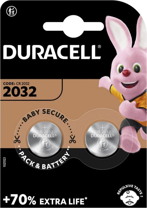 Actual product image Duracell Lithium Button Cells (2 pcs., CR2032, 230 mAh)
