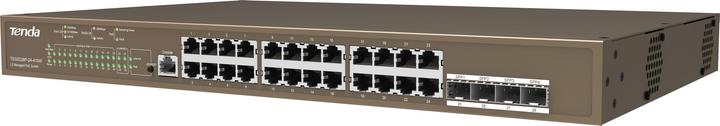 Tenda TEG5328P-24-410W Managed L3 Gigabit Ethernet (10/100/1000) Power over Ethernet (PoE) 1U Grey (24 ports)
