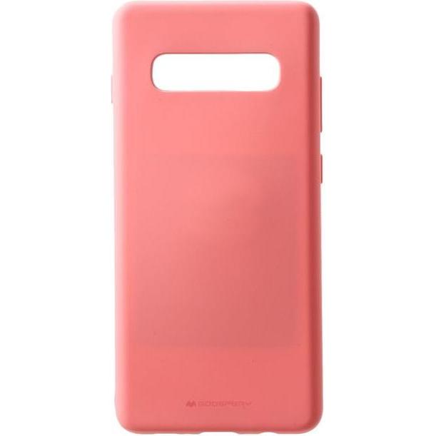 Goospery Soft Feeling Jelly Series (Samsung Galaxy S10+), Smartphone Hülle, Rosa