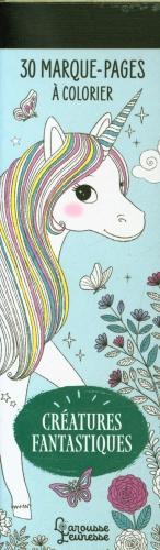 Immagine prodotto Larousse jeunesse Créatures fantastiques : 30 marques-pages à colorier (Francese, Margo Marie, 2024)