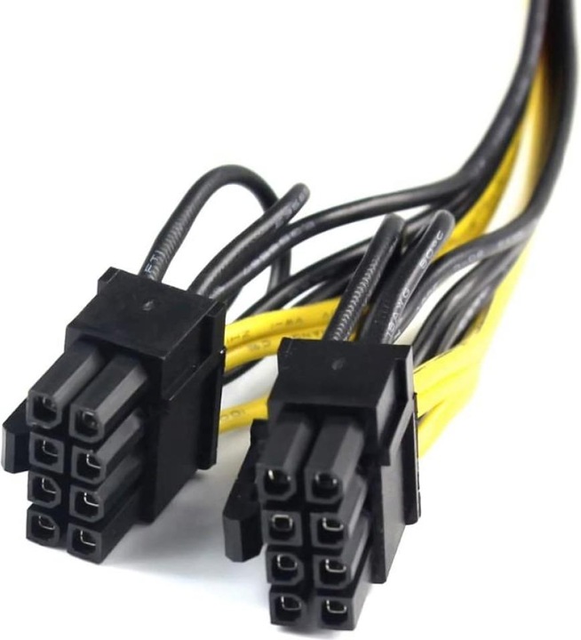 Produktbild PowerGuard PCI-E 8-Pin zu 2x 8-Pin Dual Power Splitter GPU Kabel 30cm
