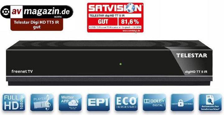 Productafbeelding Telestar -DIGITAL digiHD TT 5 IR (DVB-T2)