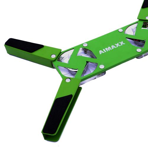 Aimaxx NCP 1 notebook cooling pad (12") Green, Notebook Ständer, Grün