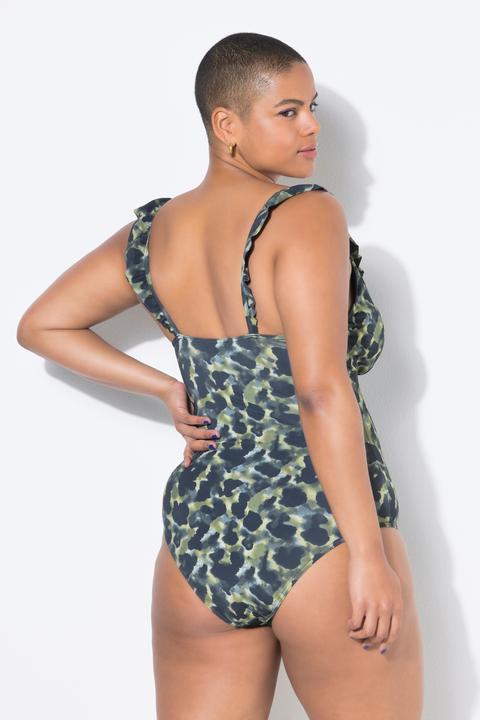 Actual product image Studio Untold Badeanzug, Softcups, Camouflage, Volants (48)