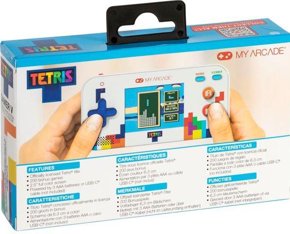 Actual product image MyArcade My Arcade DGUNL-7030 Tetris Gamer V Classic Handheld Portable Video Game System (201 GAMES IN 1)