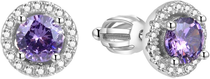 Image du produit Beneto Boucles d'oreilles argent brillant AGUP1457S (L)