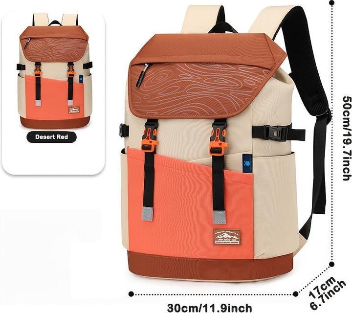Immagine prodotto Only-Bags.Store Nylon Casual Travel Backpack - leicht, faltbar, mit verstellbaren Trägern, Reissverschluss