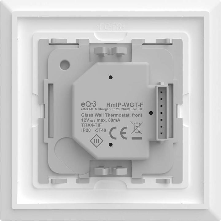 Image du produit EQ-3 Wandthermostat Funk Glas-Wandthermostat