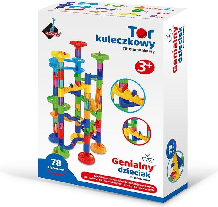 Produktbild Askato Kugelbahn 78-tlg