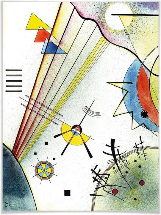 Produktbild Trenddeko Kandinsky - Deutliche Verbindung (40 x 50 cm)